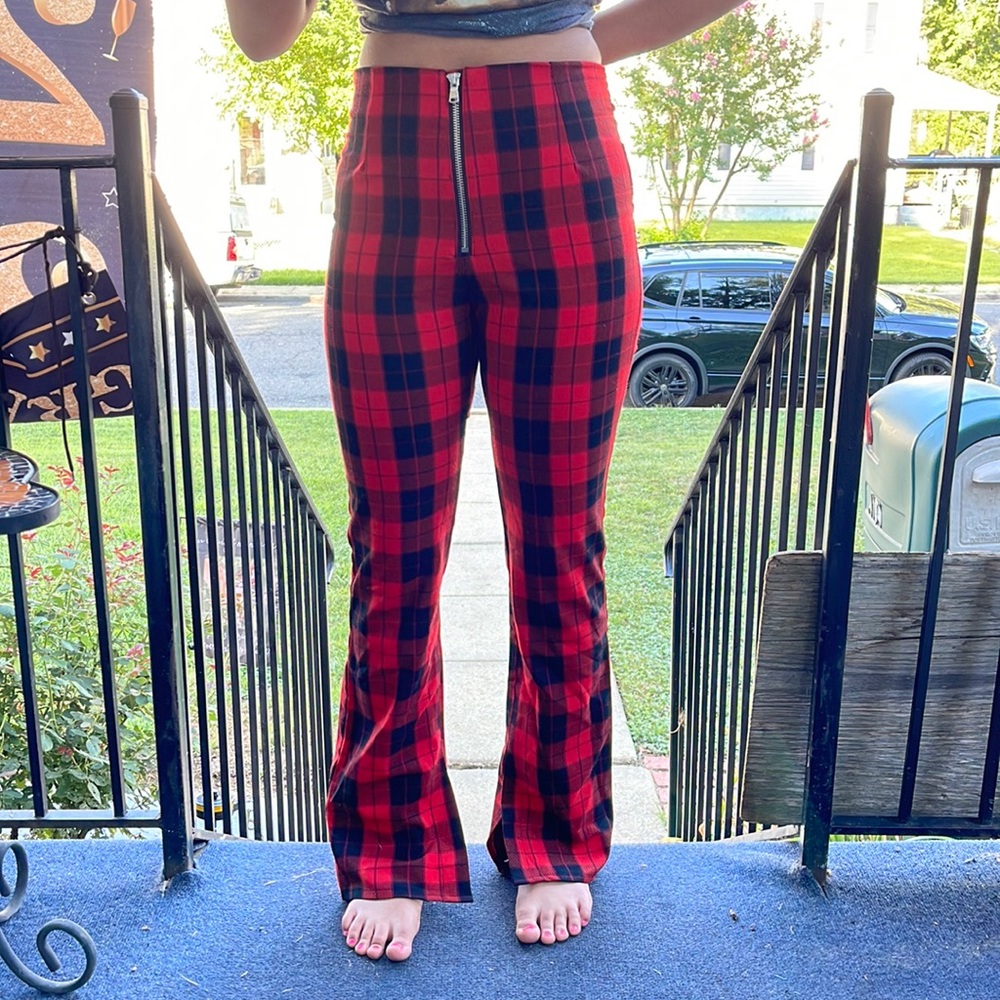 NWT Plaid Pants - Size 4